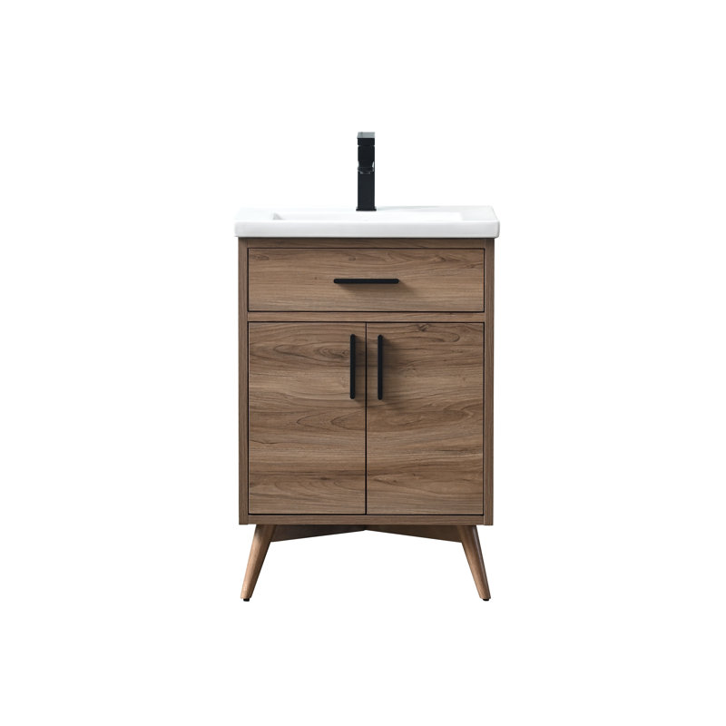 Mercury Row® Binford 24.4'' Freestanding Single Bathroom Vanity with